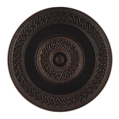 Oakland Living Aluminum Round 34" 37000 BTUs Outdoor Patio Dining Table Copper 2 Oakland Living Aluminum Round 34" 37000 BTUs Outdoor Patio Dining Table Copper - Image 2