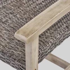 Hampton 5pc Wood & Wicker Club Chair Set With Fire Pit - Christopher Knight Home -Outdoor Comfort Deals Store GUEST 45b742f7 f775 4d20 bc49 3ec1ab4e4b44