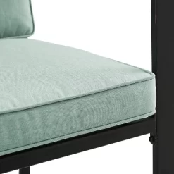 5pc Kaplan Outdoor Steel Round Dining Set Mist/Bronze - Crosley -Outdoor Comfort Deals Store GUEST 45e0c1b0 a459 458c a1cf 6215782cd792