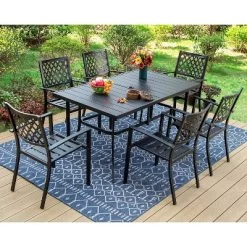 2pk Outdoor Steel Stackable Dining Chairs - Captiva Designs 15 2pk Outdoor Steel Stackable Dining Chairs - Captiva Designs -Outdoor Comfort Deals Store GUEST 46d04b1a 2cbc 48af b1a1 aae6a45dcf6d