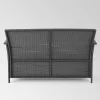 St. Lucia Wicker Loveseat - Gray - Christopher Knight Home