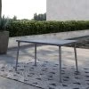 Novogratz April Steel Rectangular Indoor/Outdoor Dining Table