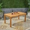 Nestor Acacia Wood Rectangle Expandable Dining Table - Natural - Christopher Knight Home