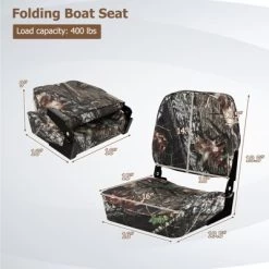 Costway 2-Piece Folding Boat Seat Set With Sponge Padding & Aluminum Hinges Low Back Black -Outdoor Comfort Deals Store GUEST 4bc68a4e cd7f 4f73 9e2e 87618941df8a