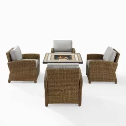 Bradenton 5pc Outdoor Wicker Arm Chair & Fire Table Set - Crosley 25 Bradenton 5pc Outdoor Wicker Arm Chair & Fire Table Set - Crosley -Outdoor Comfort Deals Store GUEST 4d3b41e3 8526 4da2 aed8 c4a3163890ea