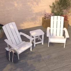 Merrick Lane Set Of 2 All-Weather Adirondack Patio Chairs With Matching Side Table -Outdoor Comfort Deals Store GUEST 4f3e9fac d2f3 4334 9a40 5a1039bb3752