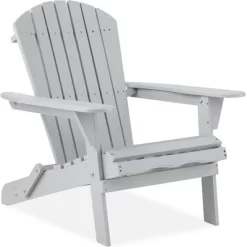 Best Choice Products Folding Adirondack Chair Outdoor, Wooden Accent Lounge Furniture W/ 350lb Capacity -Outdoor Comfort Deals Store GUEST 4f47cbb2 9e87 43d4 b907 65523f59c6bf