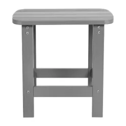 Flash Furniture Set Of 2 Finn Modern Commercial Grade All-Weather 2-Slat Poly Resin Rocking Adirondack Chairs With Side Table -Outdoor Comfort Deals Store GUEST 5076603d 4b58 4f99 9693 4451d1062f77