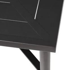 7pc Outdoor Dining Set With 6 Chairs With Seat & Back Cushions & Metal Rectangle Table With Umbrella Hole - Captiva Designs -Outdoor Comfort Deals Store GUEST 5151e2e4 9c91 4b06 bed6 1c9ecc273d29