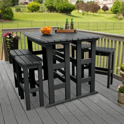 Lehigh 6pc Bar Height Balcony Set - Highwood 2 Lehigh 6pc Bar Height Balcony Set - Highwood - Image 2