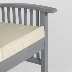 Ravenscroft Modern Boho Acacia Wood Slatted Outdoor Loveseat With Cushion - Saracina Home -Outdoor Comfort Deals Store GUEST 52aa005c 6a54 4115 bce1 42a537cb103c