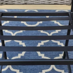 5pc Outdoor Bar Set With Cushions & Square Metal Table With Umbrella Hole - Captiva Designs -Outdoor Comfort Deals Store GUEST 552ea175 975c 4f54 8abd 5cec52ec2b62