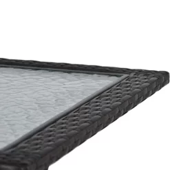 5-Piece Patio Rattan Dining Table Set , Counter Height PE Wicker Dining Table Set With Umbrella Hole And 4 Foldable Chairs, Brown-ModernLuxe 21 5-Piece Patio Rattan Dining Table Set , Counter Height PE Wicker Dining Table Set With Umbrella Hole And 4 Foldable Chairs, Brown-ModernLuxe -Outdoor Comfort Deals Store GUEST 563fc6fd d9db 4a6d 8fbb 051a6491fb13