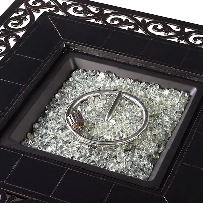 Oakland Living 5pc Deep Seating Swivel Aluminum Outdoor Patio Fire Pit Dining Set Copper 5 Oakland Living 5pc Deep Seating Swivel Aluminum Outdoor Patio Fire Pit Dining Set Copper - Image 5