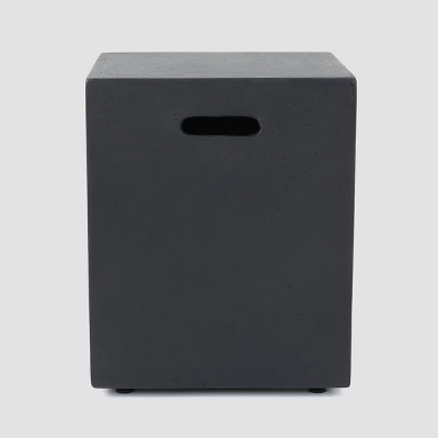 Kalo 5pc Wicker Chat Set With Fire Table - Gray/Light Gray/Dark Gray - Christopher Knight Home 6 Kalo 5pc Wicker Chat Set With Fire Table - Gray/Light Gray/Dark Gray - Christopher Knight Home - Image 6