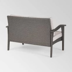 Kalo 5pc Wicker Chat Set With Fire Table - Gray/Light Gray/Dark Gray - Christopher Knight Home 8 Kalo 5pc Wicker Chat Set With Fire Table - Gray/Light Gray/Dark Gray - Christopher Knight Home -Outdoor Comfort Deals Store GUEST 5a98946e 537e 4122 9e90 fdce0d42449d