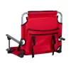 Stansport Folding Stadium Seat With Arms Red/Tan