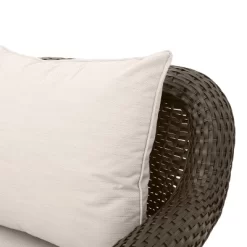 Amaya 5pc Outdoor 4 Wicker Swivel Chair & Fire Pit Set - Dark Brown/Beige/Matte Black - Christopher Knight Home -Outdoor Comfort Deals Store GUEST 5c1020e0 811d 403a a2ef 4d25998b38e8