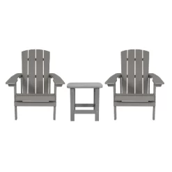 Merrick Lane Set Of 2 All-Weather Adirondack Patio Chairs With Matching Side Table -Outdoor Comfort Deals Store GUEST 5ce216ab 76b1 49b9 a5bd f8038216a237 1
