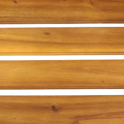 Sunnydaze Decor Sunnydaze Julian 5pc Resin Wicker And Acacia Wood Outdoor Patio Dining Set 3 Sunnydaze Decor Sunnydaze Julian 5pc Resin Wicker And Acacia Wood Outdoor Patio Dining Set - Image 3