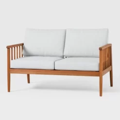 Saracina Home Modern Boho Eucalyptus Spindle Outdoor Bench With Cushions 9 Saracina Home Modern Boho Eucalyptus Spindle Outdoor Bench With Cushions -Outdoor Comfort Deals Store GUEST 5e945d1b 5ec8 45f0 b8ea 7645fc08506b