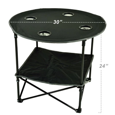 Picnic At Ascot Travel Folding Canvas Table For Picnics And Tailgating 1 Picnic At Ascot Travel Folding Canvas Table For Picnics And Tailgating