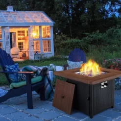 5pc Outdoor Set With Swivel Chairs & 34" Propane Fire Pit Table - Captiva Designs -Outdoor Comfort Deals Store GUEST 610944bc d1bd 4815 a2f8 0be671e00bfb