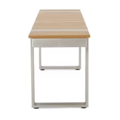 Otero 6pc Outdoor Aluminum Dining Set - Natural/Gray/Silver - Christopher Knight Home -Outdoor Comfort Deals Store GUEST 61c66556 a5c3 43ff 8f39 4b2fc22a5d0f