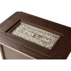 46" X 31" Rectangular Aluminum 55000 BTUs Propane Fire Table With 2 Covers - Oakland Living -Outdoor Comfort Deals Store GUEST 6389a64c fac6 4daf 9c4c e5b997acc2bd
