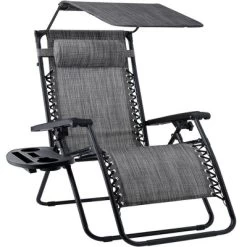 Best Choice Products Folding Zero Gravity Recliner Patio Lounge Chair W/ Canopy Shade, Headrest, Tray -Outdoor Comfort Deals Store GUEST 64319de2 4d97 46ce b6db 63a82879d423