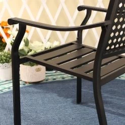 7pc Outdoor Dining Set With Faux Wood Table With Umbrella Hole - Captiva Designs 32 7pc Outdoor Dining Set With Faux Wood Table With Umbrella Hole - Captiva Designs -Outdoor Comfort Deals Store GUEST 66f4d42d 5a65 4d36 8709 3806b0c210aa