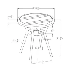 Arna Outdoor Side Table - Natural - MiBasics 5 Arna Outdoor Side Table - Natural - MiBasics -Outdoor Comfort Deals Store GUEST 697aad4f 1973 4d25 8625 98259ed73042