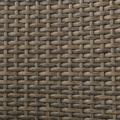 Rockport Outdoor Wicker High Back Sofa - Oatmeal/Light Brown - Crosley 4 Rockport Outdoor Wicker High Back Sofa - Oatmeal/Light Brown - Crosley - Image 4