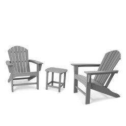 3pk Seating Set With Plastic Resin Adirondack Chairs & Side Table - EDYO LIVING -Outdoor Comfort Deals Store GUEST 6bd34f4d eaa6 4d18 b107 612ad80af80e