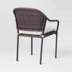 3pc Wicker Bistro Set With Cushions - Dark Brown - Room Essentials™ -Outdoor Comfort Deals Store GUEST 6c91a52d 24e8 4e7b bca7 7f03e76fb207