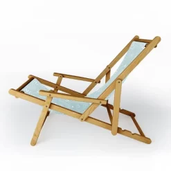 Heather Dutton Rise And Shine Mist Outdoor Sling Chair - Deny Designs