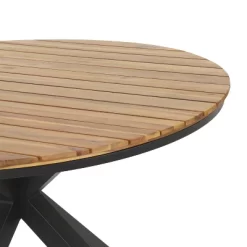 Soto Round Outdoor Acacia Wood Dining Table Teak/Black - Christopher Knight Home -Outdoor Comfort Deals Store GUEST 6e99ff0d 92fb 442a ba1e d61a5587fdf2