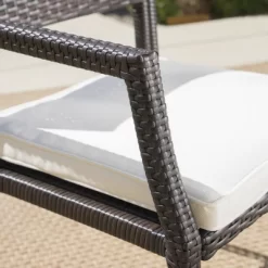 Sherman Oaks 6pc Aluminum/Wicker Patio Dining Set - Brown/White - Christopher Knight Home 8 Sherman Oaks 6pc Aluminum/Wicker Patio Dining Set - Brown/White - Christopher Knight Home -Outdoor Comfort Deals Store GUEST 6e9fed49 ee50 4737 987e 73c485d45a11