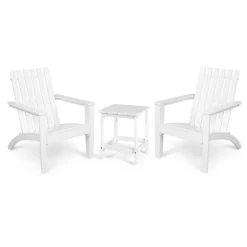 Tangkula 3PCS Patio Adirondack Chair Side Table Set Solid Wood Garden Deck Bistro Set Classic Furniture -Outdoor Comfort Deals Store GUEST 752c143c f1e9 4269 81c3 3c4818e6f0dc