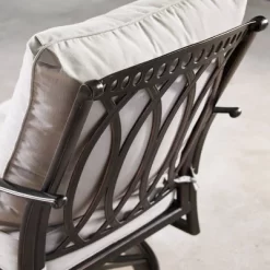 5pc Outdoor Dining Set With 34" Aluminum Round Basket Weave Design Fire Table, Deep Seating Swivel Rocking Chairs & Covers - Oakland Living 25 5pc Outdoor Dining Set With 34" Aluminum Round Basket Weave Design Fire Table, Deep Seating Swivel Rocking Chairs & Covers - Oakland Living -Outdoor Comfort Deals Store GUEST 758a75c9 e1ad 4e34 baa0 0db07c334369 2