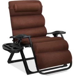Best Choice Products Oversized Zero Gravity Chair, Folding Recliner W/ Removable Cushion, Side Tray -Outdoor Comfort Deals Store GUEST 76239886 ee04 42c5 abcb c16d555a5fc7