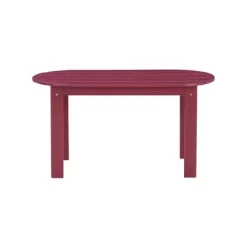 Adirondack Oval Coffee Table - Linon