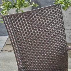 Hayes 9pc Wood & Wicker Expandable Dining Set - Natural/Brown - Christopher Knight Home -Outdoor Comfort Deals Store GUEST 7835edaf b2a0 4372 8c78 cccbbf6fad15