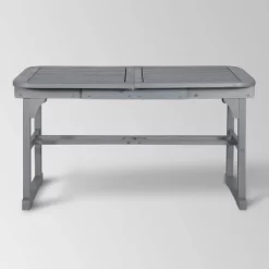 Ravenscroft Modern Boho Acacia Wood Slat Top Rectangle Extendable Outdoor Table - Saracina Home -Outdoor Comfort Deals Store GUEST 7a81ac04 2081 418c 8723 f24ad57bc3b3