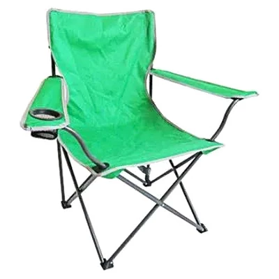 Four Seasons Courtyard OC500S-V Self Enclosing Lightweight Quad Chair With Cupholder For Camping, Sporting Events, And Tailgating, Blue (6 Pack) 2 Four Seasons Courtyard OC500S-V Self Enclosing Lightweight Quad Chair With Cupholder For Camping, Sporting Events, And Tailgating, Blue (6 Pack) - Image 2