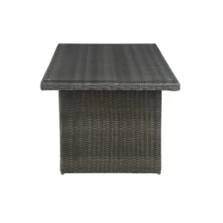 Asti Rectangle Wicker Outdoor Cocktail Table - Gray - Alaterre Furniture -Outdoor Comfort Deals Store GUEST 7ae33cf6 de97 4924 a6f9 46aa28f37bca