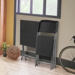 Costway 3PCS Patio Folding Rattan Bistro Set Chairs Backrest Table Garden Deck 14 Costway 3PCS Patio Folding Rattan Bistro Set Chairs Backrest Table Garden Deck -Outdoor Comfort Deals Store GUEST 7c3ad54c 09b5 4c98 bdb5 2bb01603fe72