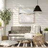 Wicker & Metal X Frame Patio Sofa - Gray - Threshold™ Designed With Studio McGee