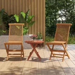 Costway 2 PCS Patio Folding Chair Teak High Back Dining Slatted Seat Portable Outdoor -Outdoor Comfort Deals Store GUEST 7d6cf92b c9d4 4766 9003 c4c48ec6d716