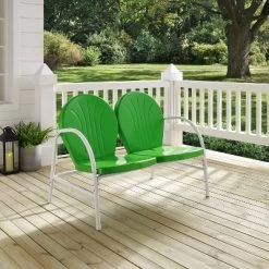 Griffith Outdoor Loveseat - Kelly Green - Crosley -Outdoor Comfort Deals Store GUEST 7d8a8749 8f3e 4c25 bf43 cb2876e4be88